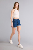Resim Defacto Kadın Penye Şort A1959AX/NM28