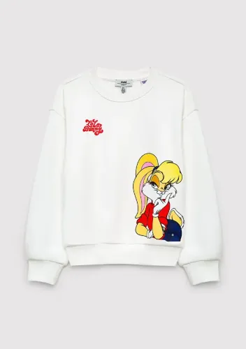 Resim Mavi Kız Çocuk Sweat M7S10213-70057