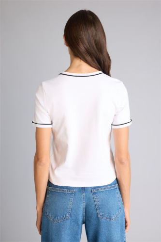 Resim Defacto Kadın T-shirt G8521AX/WT36