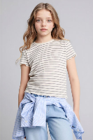 Resim Defacto Kız Çocuk T-shirt B6692A8/GR449