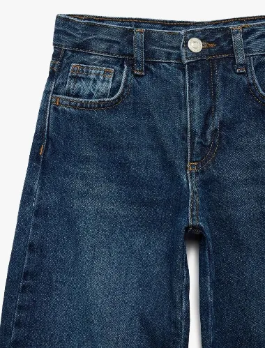 Resim Koton Kız Çocuk Jean Pantolon 7WKG40007AD