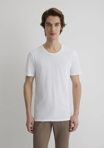 Resim Mavi  Erkek T-Shirt M064681-620