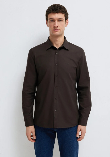 Resim Mavi Erkek Uzun Kol Gömlek M0212063-70219