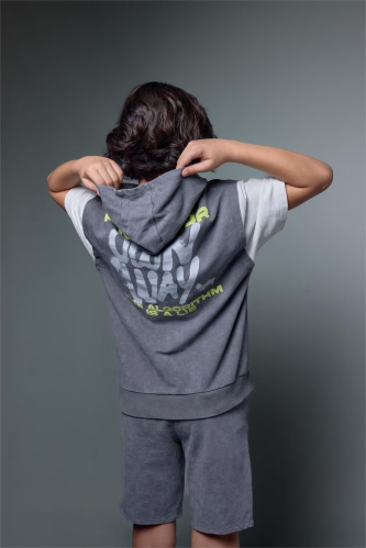 Resim Defacto Erkek Çocuk T-shirt G9737A8/GR452