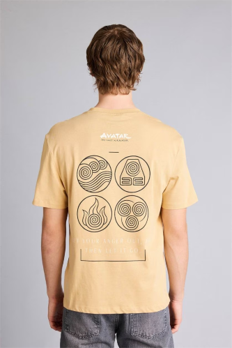 Resim Defacto Erkek T-shirt F9761AX/BG247