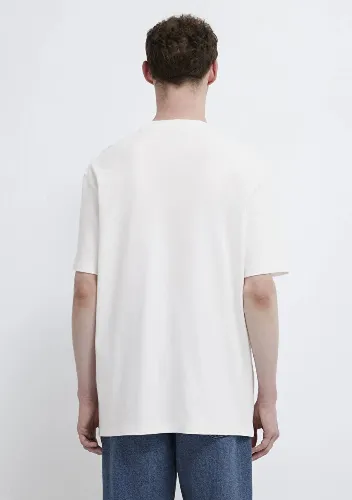 Resim Mavi Erkek T-shirt M0613102-80194
