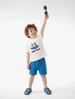 Resim Koton Erkek Bebek T-shirt 6SMB10201TK