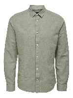 Resim Only & Sons Onscaiden Life Ls Solid Linen Shirt Noos Erkek Gömlek 22012321