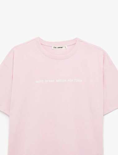 Resim Koton Kadın T-shirt 6SAL10099IK