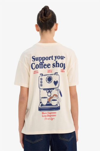 Resim Defacto Kadın T-shirt G2437AX/ER103