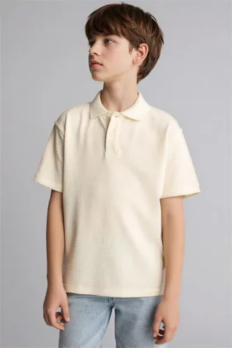 Resim Defacto Erkek Çocuk T-shirt H0913A8/WT46