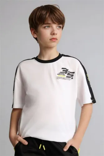 Resim Defacto Erkek Çocuk T-shirt H2687A8/WT34