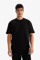 Resim Defacto Erkek T-shirt B6494AX/BK81
