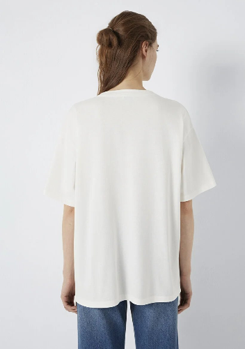 Resim Mavi Kadın T-shirt M1600843-81964