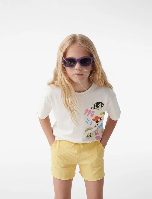 Resim Koton Kız Çocuk T-shirt 6SKG10048AK