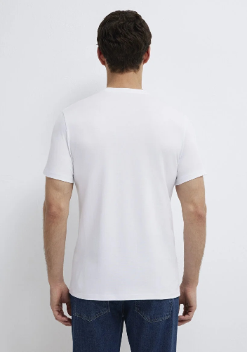 Resim Mavi Erkek T-shirt M061747-620