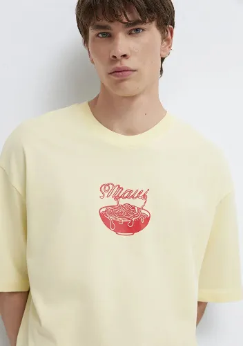 Resim Mavi Erkek T-shirt M0613373-89143