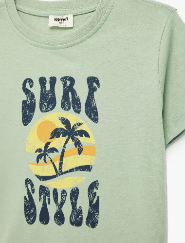 Resim Koton Erkek Çocuk T-shirt 6SKB10113TK