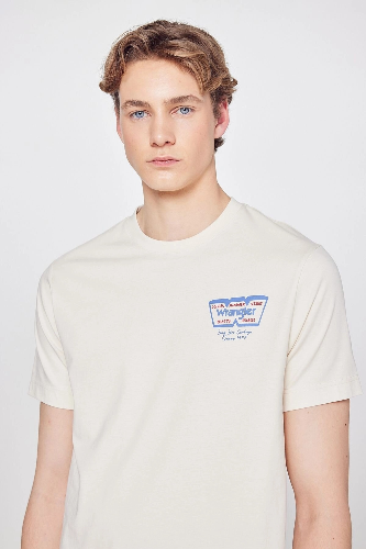 Resim Wrangler Grafik Logo Erkek T-shirt W2610018614