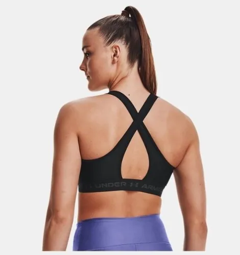 Resim Under Armour Crossback Mid Bra Kadın Spor Sütyen 1361034-001