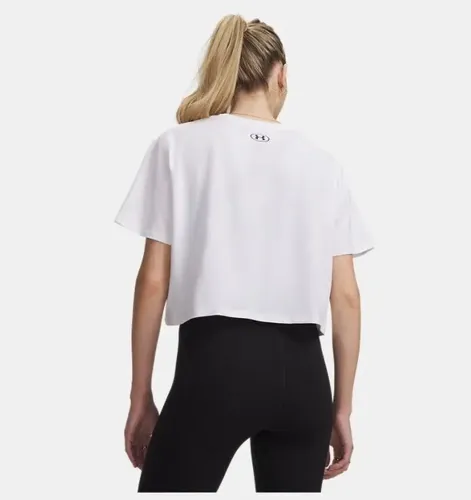 Resim Under Armour Ua Rival Boxy Tee Solid Kadın T-Shirt 6011064-101