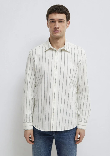 Resim Mavi Erkek Uzun Kol Gömlek M0211380-71599