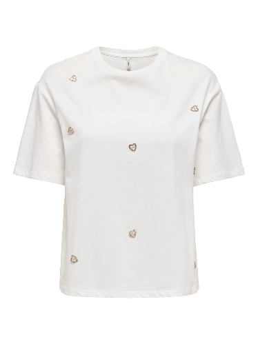 Resim Only Onlvıta S/S Tee Box Jrs Kadın T-shirt 15343769