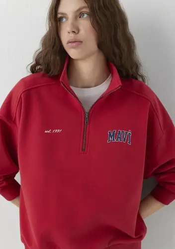 Resim Mavi Kadın Sweat M1S10373-88631