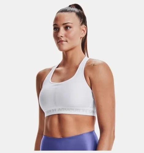 Resim Under Armour Crossback Mid Bra Kadın Spor Sütyen 1361034-100