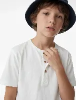 Resim Koton Erkek Çocuk Gömlek 6SKB60033TW