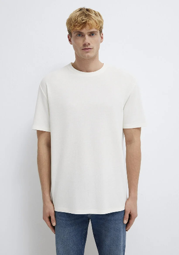 Resim Mavi Erkek T-shirt M0613146-70056