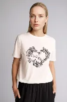 Resim Defacto Kadın T-shirt H1435AX/ER105