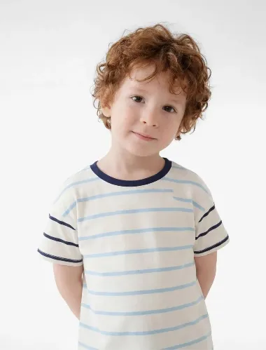 Resim Koton Erkek Bebek T-shirt 6SMB10158TK