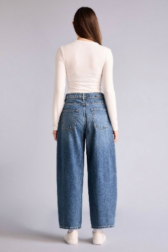 Resim Defacto Kadın Jean Pantolon G8867AX/NM28