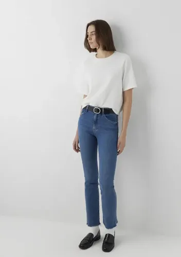 Resim Mavi Kadın Jean Pantolon M101048-A3794