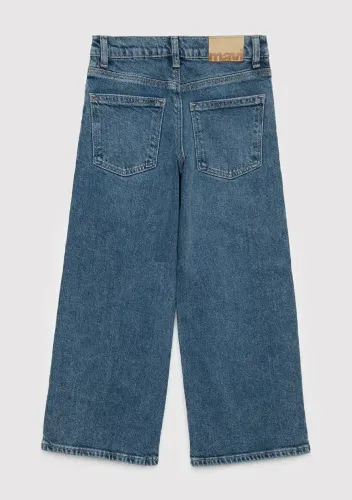 Resim Mavi Kız Çocuk Jean Pantolon M7010036-A4159