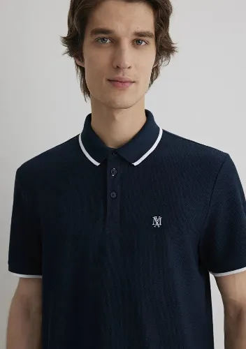 Resim Mavi Polo Erkek T-Shirt M066039-30651