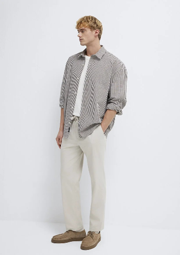 Resim Mavi Erkek Uzun Kol Gömlek M0211870-91413