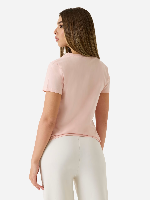 Resim Guess Athleisure  Kadın  T-shirt V3BI11J1314-G66E Brıana Ss T-Shırt