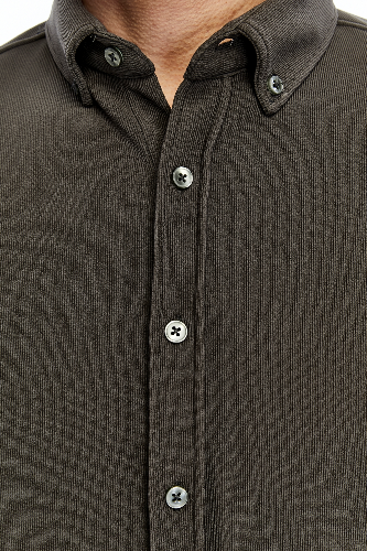 Resim Paul&More Yaka Düğmeli Ön Fitil Gömlek 70085