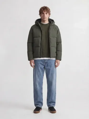 Resim Jack & Jones Jjgalaxy Puffer Jacket Erkek Mont 12303930