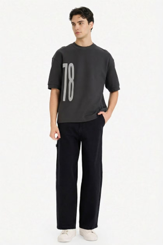 Resim Defacto Erkek T-shirt F8143AX/AR221