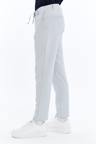 Resim Paul&More Erkek Kanvas Pantolon Silver Gofre