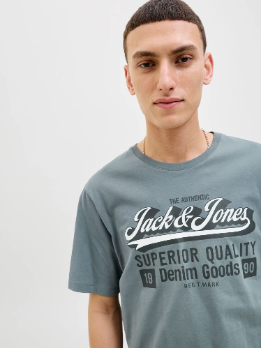 Resim Jack & Jones Jjelogo Tee Ss O-Neck 2 Col  Erkek T-Shirt 12279535