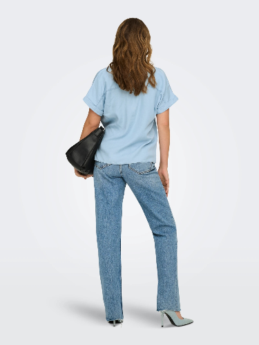 Resim Only Onlcharıs Lıfe Cap Sleeve Shırt  Wvn Cc Kadın T-Shirt 15363976