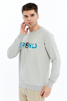 Resim Paul&More Erkek Sweat Trend Baskı 0 Yaka 2 İp