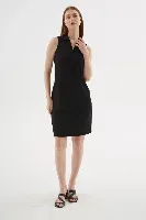 Resim Fashion Friends Kadın Polo V Yaka Kolsuz Elbise 26Y0600K1