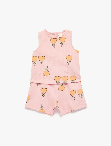 Resim Koton Kız Bebek Tayt Takım 6SMG10070AK