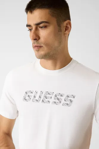 Resim Guess Maska Cn Ss T-Shırt Erkek T-shirt Z6Rı15I3Z14-G018