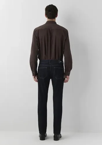 Resim Mavi Marcus Erkek Jean Pantolon M00351A4233